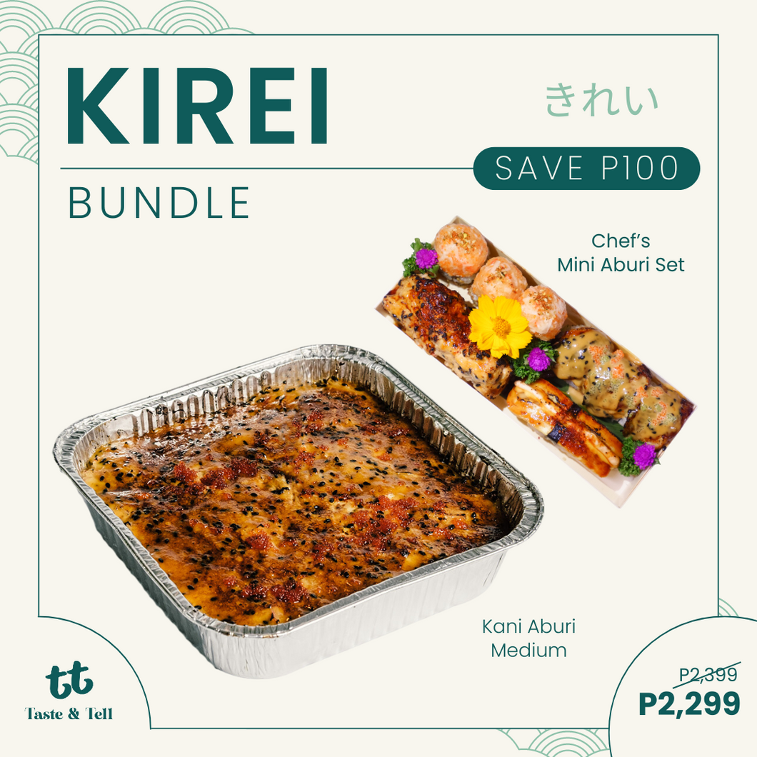 Kirei Bundle (Kani Aburi X Sushi Set Bundle)