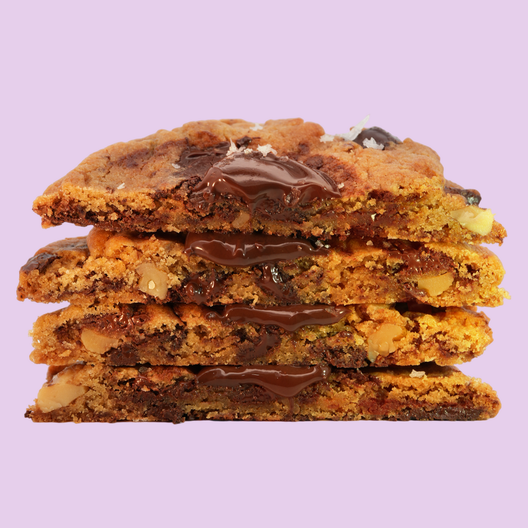 Dark Chocolate Walnut Cookies