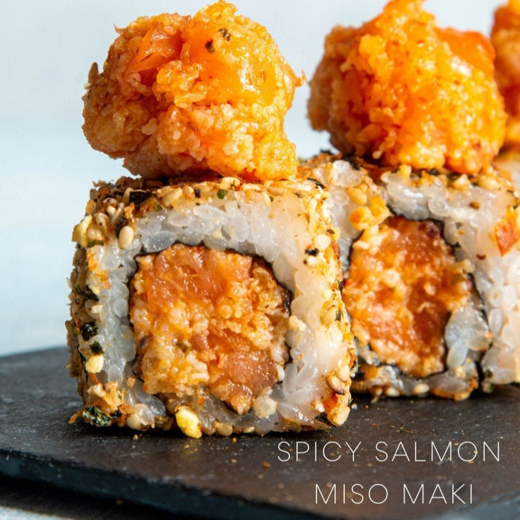 Spicy Salmon Miso Roll (6pcs)