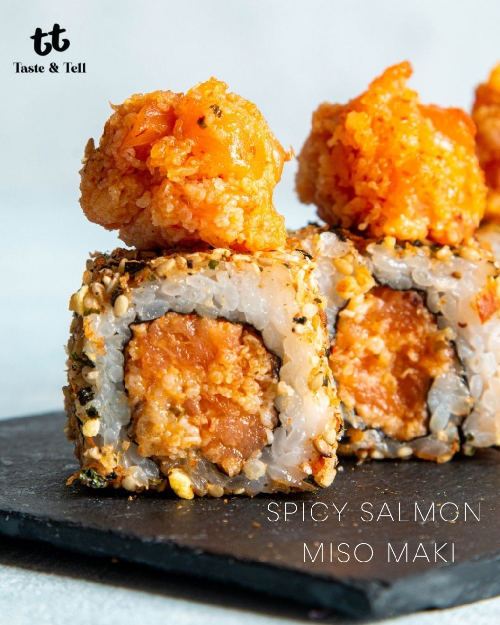 Spicy Salmon Miso Roll (6pcs)
