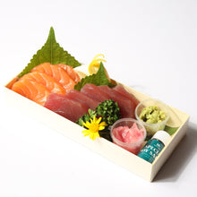 Load image into Gallery viewer, Salmon and Tuna Sashimi Set
