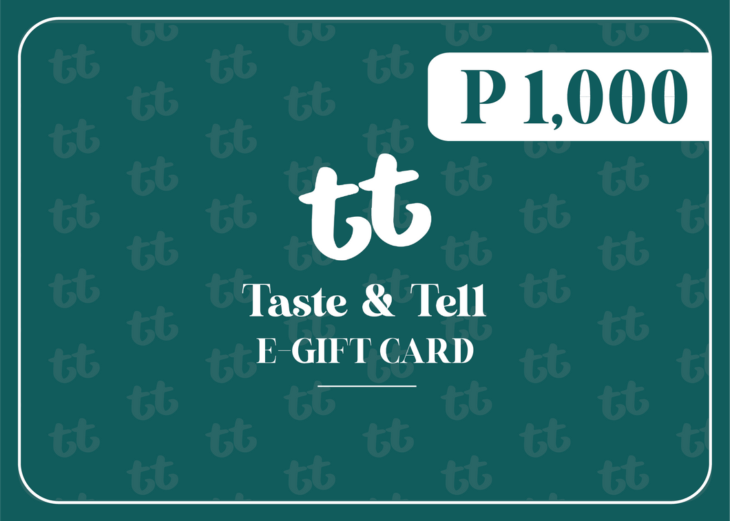 Taste & Tell Gift Card